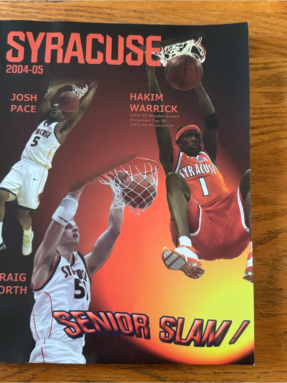 Vtg 2004-05 S.U. Basketball Senior Slam Magazine Pace/Warrick Cover G-Mac Back - Picture 2 of 10